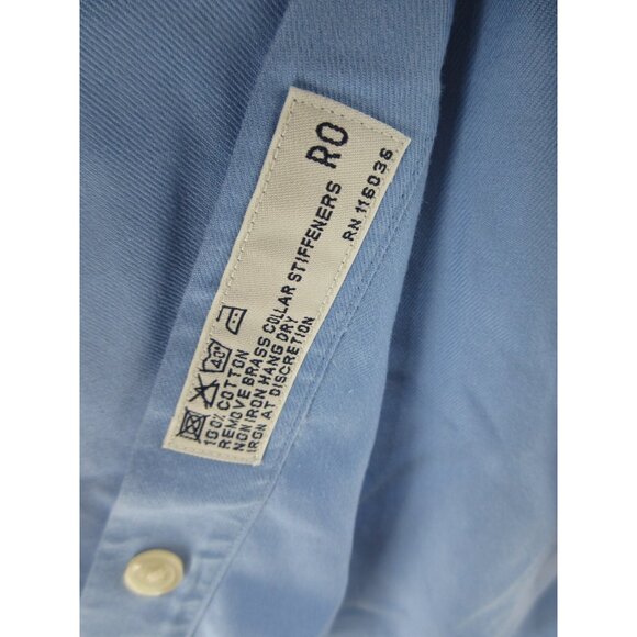 Charles Tyrwhitt Shirt 16 Button Down Non Iron Preppy French Cuffs - Picture 6 of 10